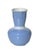 1930 Giovanni Gariboldi San Cristoforo Blue Italian Ceramic Art Deco Vase, 1940s For Sale - Image 6 of 6