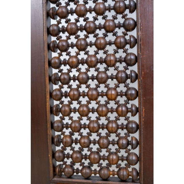 Vintage Aesthetic Movement Stick & Ball 3 Section Folding Screen For Sale In Philadelphia - Image 6 of 14