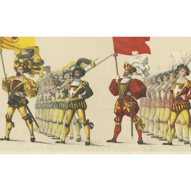A Celebration of Swiss Heritage and Strength, 1855, Paper For Sale - Image 3 of 10