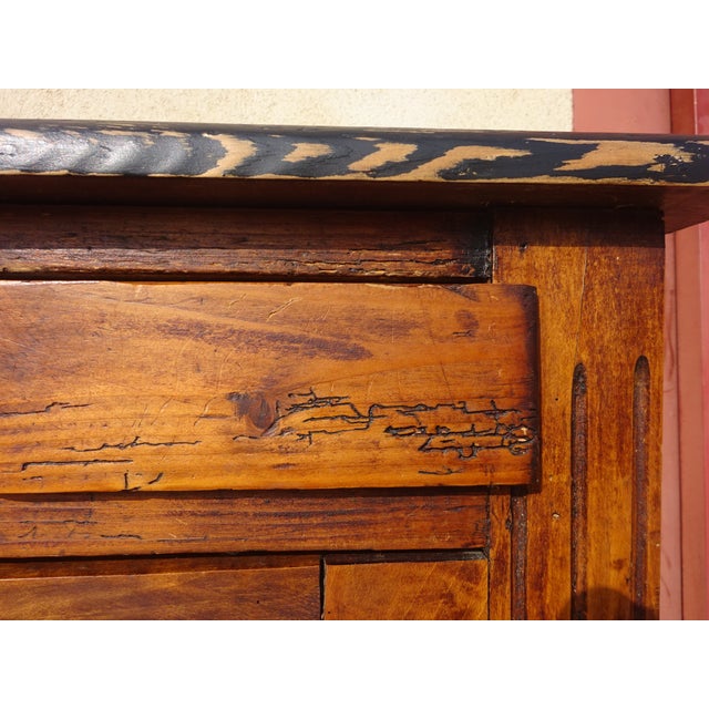 Vintage Parisian Pine Buffet, 1890s For Sale - Image 14 of 18