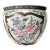 Vintage Chinoiserie Boho Chic Hollywood Regency Pink Famille Rose Koi Fish Bowl Planter. For Sale