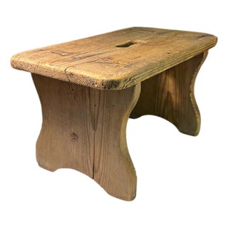 Rustic Milking Stool in Wood For Sale