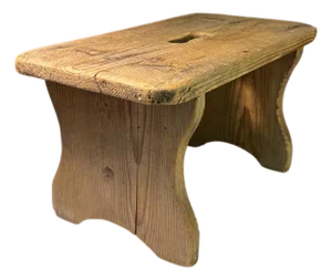 Rustic Milking Stool in Wood