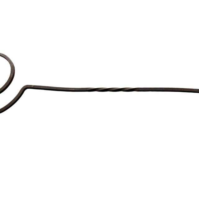 American Mid-18th Century American Colonial Hand-Forged Wrought Iron Hearth Toasting/Grilling Iron For Sale - Image 3 of 4