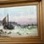 Brown 19th Century Coastal Seascape Pastel Painting With Rocky Coast by Listed Artist Clarence E. Braley (1854-1927) For Sale - Image 8 of 10