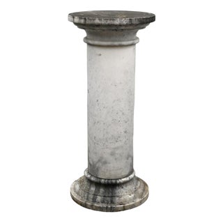 Neo-Classical Italian Marble Pedestal Column For Sale