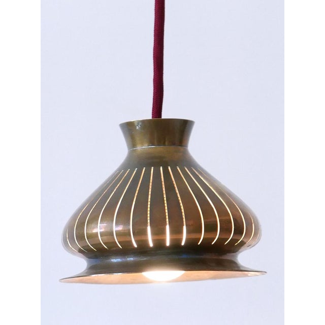 Mid-Century Modern Counterweight Brass Pendant Lamp, Germany, 1950s For Sale - Image 13 of 18