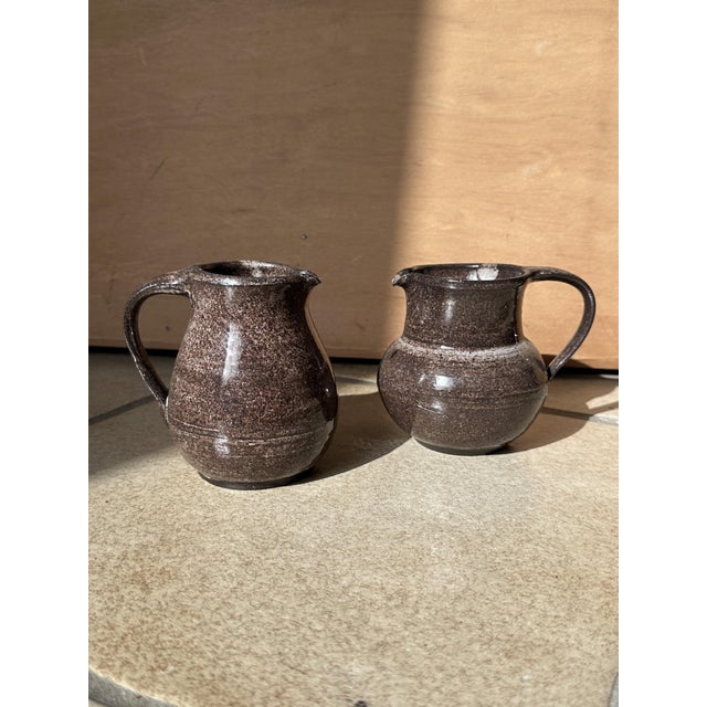 Handmade Ceramic Art Jugs from Serocka, Germany, 1970s, Set of 2 For Sale - Image 11 of 13