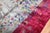 Stunning large Chinese Art Deco rug with a beautiful floral design on a grey field and plum border. Most found in Room...