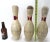 Wood Original Vintage American Mid 20th Century Wood Bowling Pins. Lot of 3 For Sale - Image 7 of 10