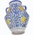 Mid 20th Century Blue & Orange Andalusian-Patterned Ceramic Vase W/ Handles For Sale - Image 9 of 10