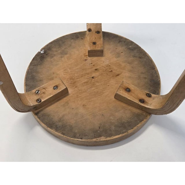 Vintage Stools by Alvar Aalto for Artek, 1950s, Set of 2 For Sale - Image 13 of 15