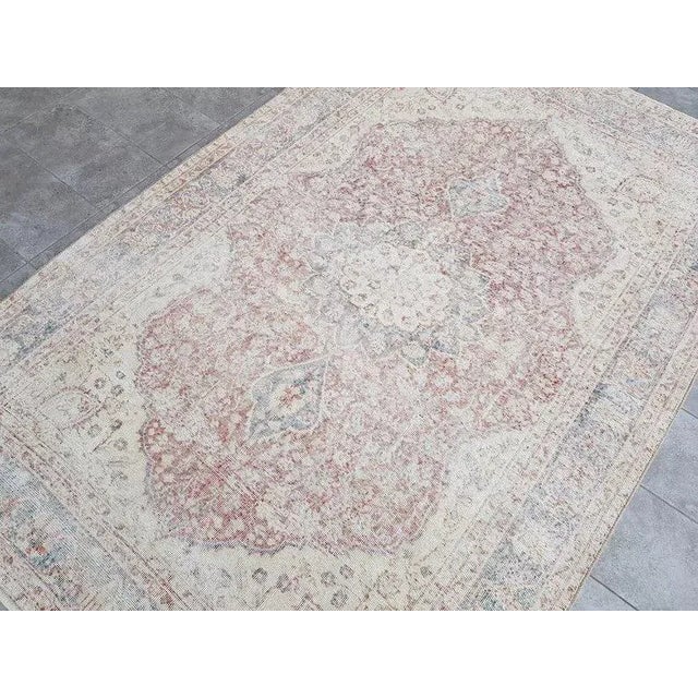 Art Deco 1960s Handknotted Floor Area Carpet For Sale - Image 3 of 9