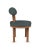 Contemporary Moca Chair in Safire 10 Fabric and Smoked Oak by Studio Rig for Collector For Sale - Image 3 of 7