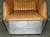 Brown Aviator Lounge Chair in Tan Brown Leather For Sale - Image 8 of 16