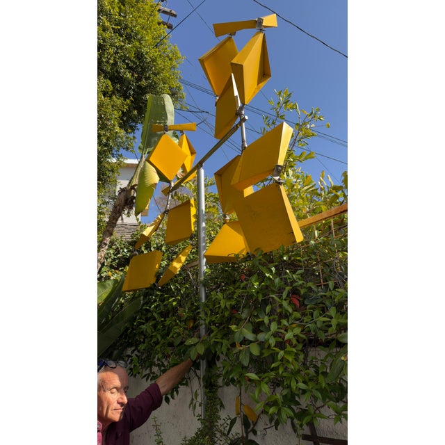 Abstract Paul Chilkov Kinetic Wind Sculpture For Sale - Image 3 of 11