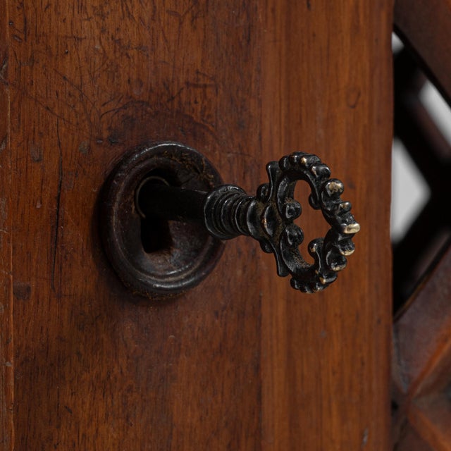 19th Century French Original Patinated Wooden Cabinet For Sale - Image 10 of 18