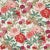 Sample - Schumacher Enchanted Garden Fabric in Fuchsia For Sale