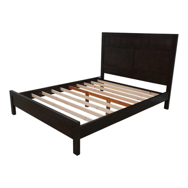 Crate & Barrel Queen Size Modern Bed For Sale