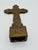 Bronze Vintage Large Crucifix Cross Bronze on Base For Sale - Image 8 of 8