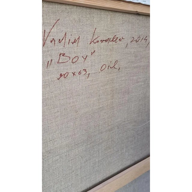 Boy. 2014. Oil on canvas 90x63 cm The artist Vadim Kovalev was born in 1968 in the capital of Latvia, Riga, where he is...