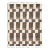 2020s Modern Moroccan Style Wool Rug With Seamless Abstract Design in Brown For Sale