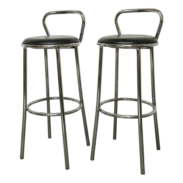 Bar Stools from Rodet, 1970, Set of 2 For Sale