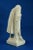 Large 20th Century Biscuit Porcelain Sculpture of a Little Girl Praying on a Cross from Betoule Et Cie, Limoges, France For Sale - Image 6 of 18
