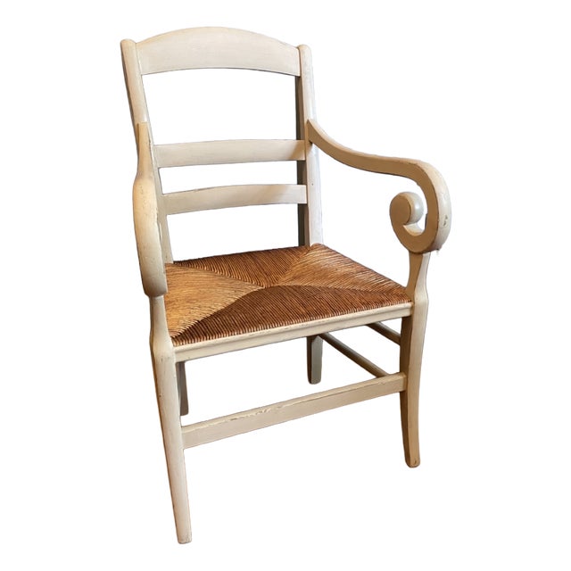 French Farmhouse Chair in Wood For Sale