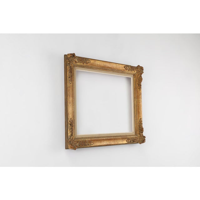 Baroque Gilded Painting Frame in Wood, France, 1900s For Sale - Image 6 of 11
