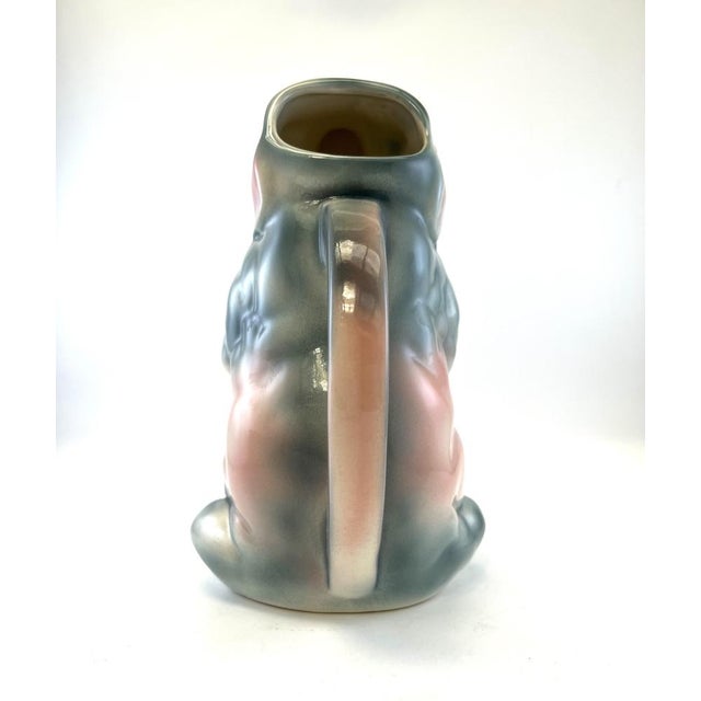 Elephant Majolica Pitcher from Saint Clement For Sale - Image 6 of 11