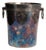 Mid 20th Century France Teal Silver Ice Bucket For Sale