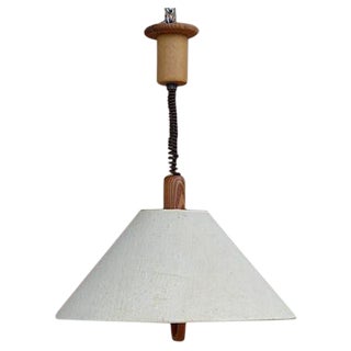Mid-Century Adjustable German Pendant Light Fixture For Sale