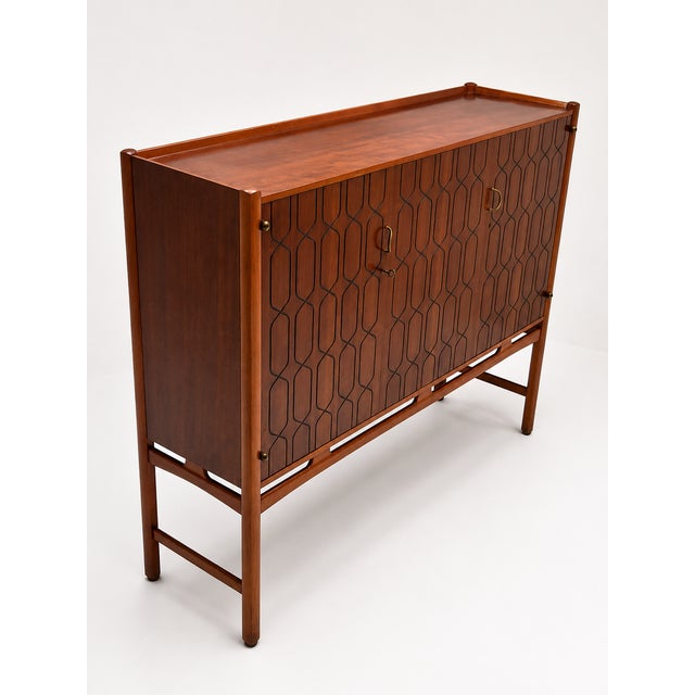 Mid-Century Swedish Napoli Cabinet by David Rosén, 1953 For Sale - Image 6 of 17