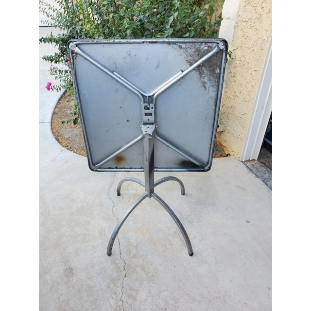 Italian Modern Emu Italy Metal Folding Flip Table Outdoor Furniture