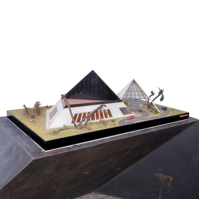Giovanni 'John' Bucci (Italian-American, 1935-2019) A conceptual futuristic restaurant and nightclub model. fiberglass,...