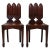 English Regency Gothic Revival Oak Hall Chairs, 1830s, Set of 2 For Sale - Image 10 of 18