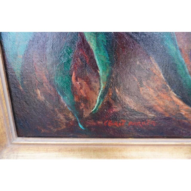 George Waller Parker (1888 -1957) Mexican Village Scene - Oil on Canvas c.1930s For Sale - Image 4 of 8