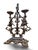 Black Gothic Revival Patinated Wrought Iron Candelabra, 19th Century For Sale - Image 8 of 17
