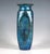 Exceptional Bohemian Art Nouveau glass vase: Mould blown into a slender, slightly bulbous vase body with a flush base,...