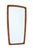 Mid-Century Danish Teak Wall Mirror, 1960s For Sale - Image 9 of 9