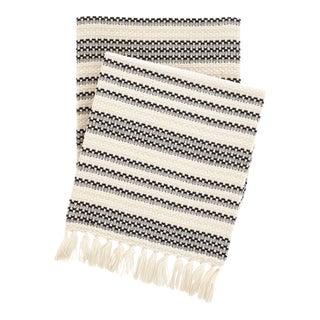 Pine Cone Hill by Annie Selke Cade Black Throw For Sale