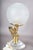 Winged Figure Table Lamps with Frosted Glass Globes, 1980s, Set of 2 For Sale - Image 12 of 15