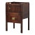 Tambour Front Side Table or Potcupboard With Gallery Top For Sale