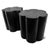 Black Solid Wood Modern Flower Stool / Side Table For Sale - Image 9 of 10