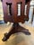 Antique Walnut Wood Revolving Bookcase on Wheels For Sale In West Palm - Image 6 of 7
