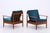 Danish Teak Sessel Lounge Chairs by Grete Jalk, 1960s, Set of 2 For Sale - Image 3 of 17