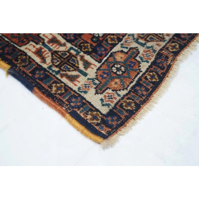 Traditional Antique Afshar Rug 4'2'' x 4'10'' For Sale - Image 3 of 9