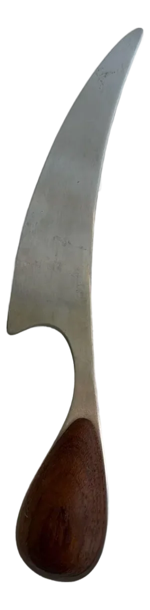 Vintage Dansk Torun Mid-Century Modern Teak and Stainless Steel Cheese Knife