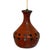 Mid-Century Fat Lava Red Ceramic Trumpet Pendant Lamp, Germany For Sale - Image 5 of 7